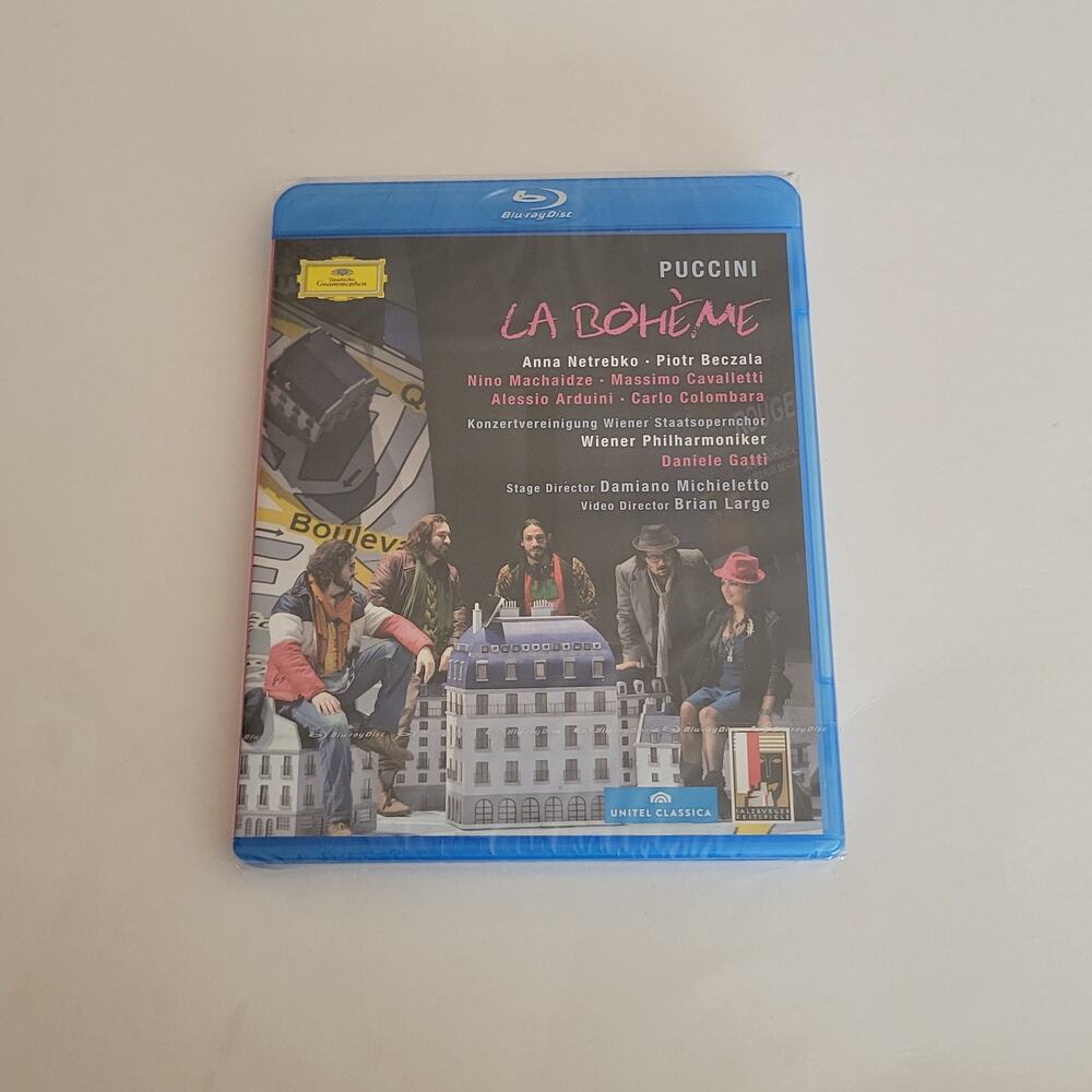 PUCCINI La Boheme Blu-ray Anna Netrebko Piotr Beczala, Nino Machaidze New sealed